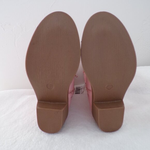 Dusty Pastel Pink Floral Embroidered Western Toddler Cowgirl Boots NWT Defect - Picture 7 of 9